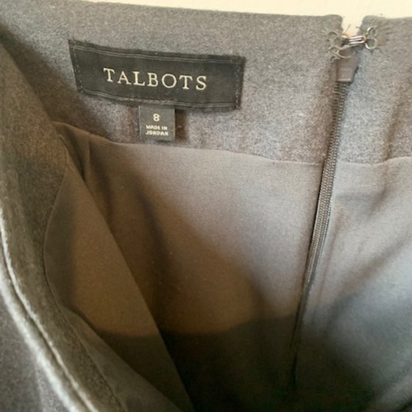 Talbot's Italian Wool Gray Suit - Jacket and Skirt - Picture 4 of 8